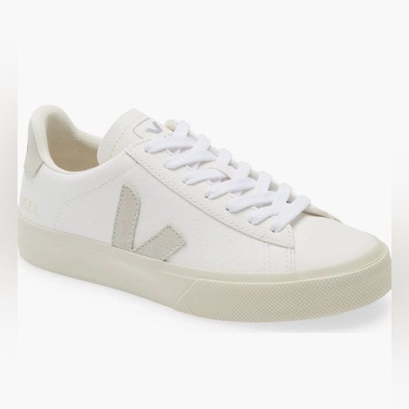 Veja Shoes - Veja Campo Leather Sneakers Size 39/ US 8 in White Natural Suede